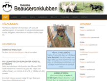 Tablet Screenshot of beauceronklubben.com